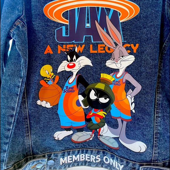 Brand New “Space Jam”Members Only Jean Jacket!!! - Picture 6 of 6
